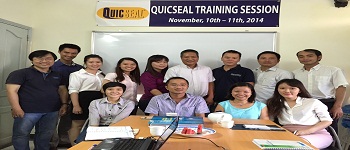 Son Tinh participates in Quicseal product training