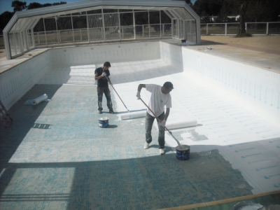 Waterproofing with Quicseal 104S and Quicseal 144